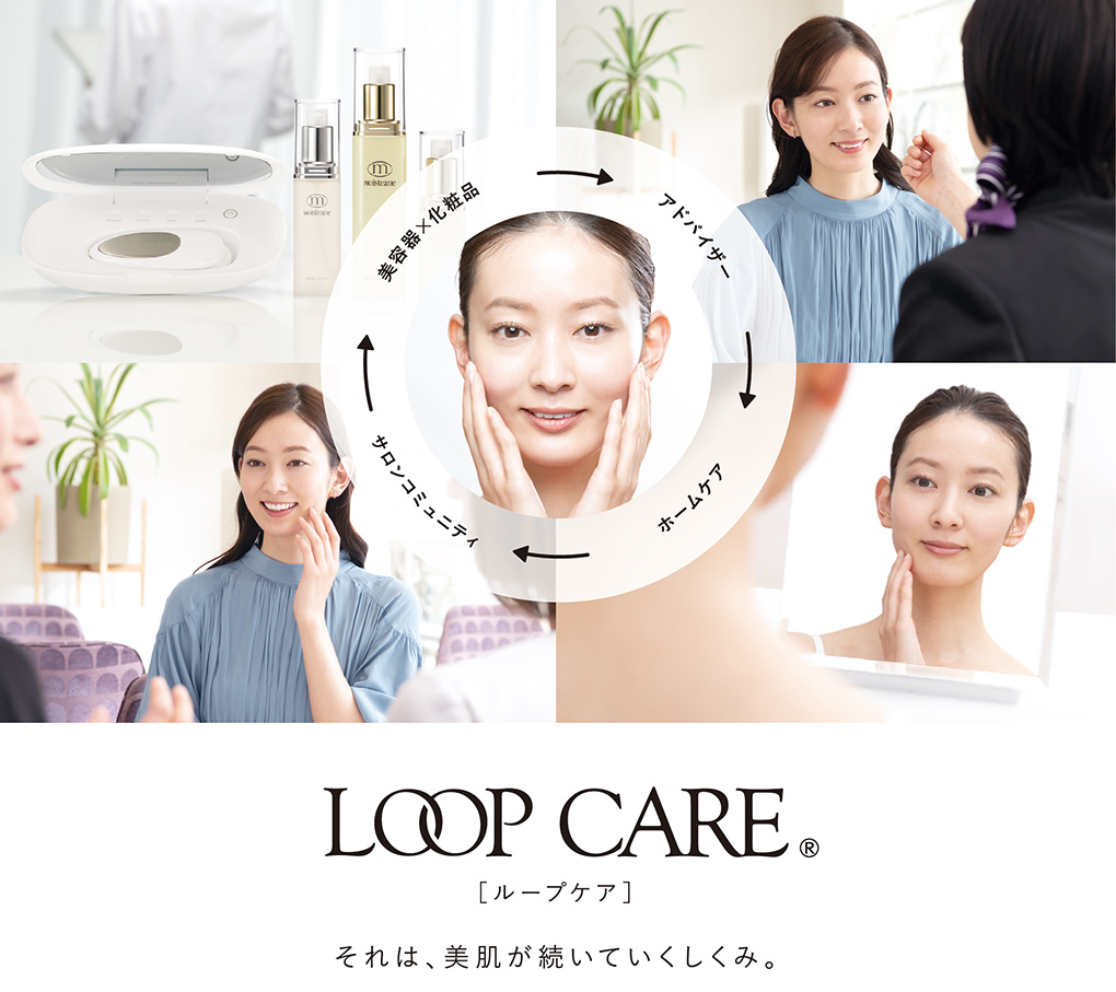 LOOP CARE［ループケア］それは、美肌が続いていくしくみ。